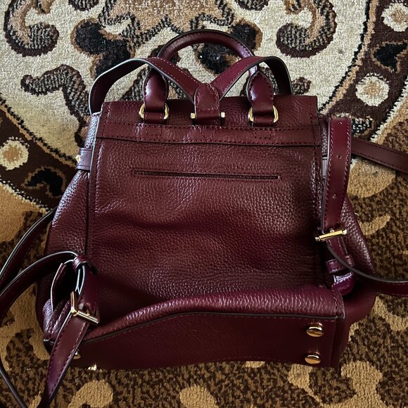 MICHAEL KORS Burgundy Mini Backpack - Picture 3 of 3